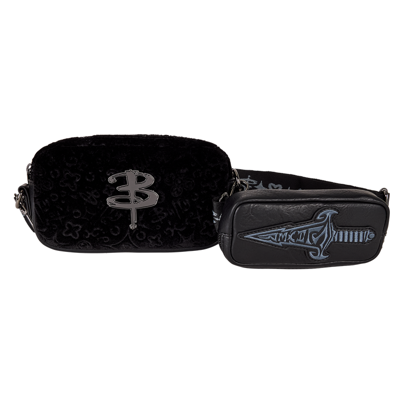 Buffy the Vampire Slayer Velvet All-Over Print Sling Crossbody Bag with Coin Bag