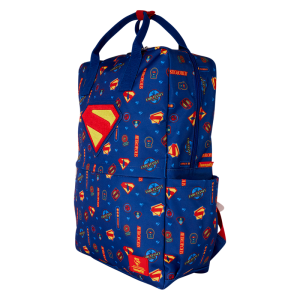 Superman All-Over Print Nylon Full-Size Backpack