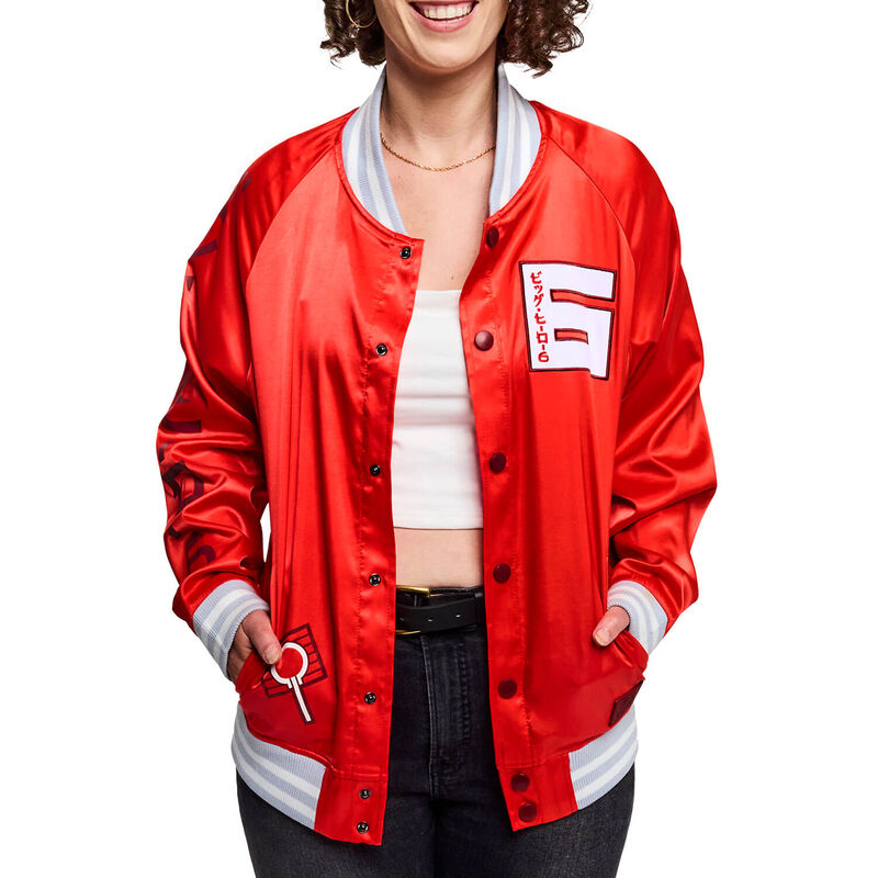 Big Hero 6 10th Anniversary Baymax & Friends Unisex Bomber Jacket