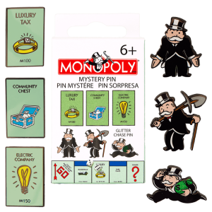 Monopoly 90th Anniversary Mystery Box Pin