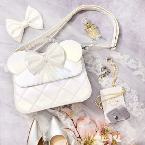Minnie Mouse Iridescent Wedding Crossbody Bag