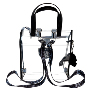 NFL Las Vegas Raiders Clear Convertible Backpack & Tote Crossbody Stadium Bag