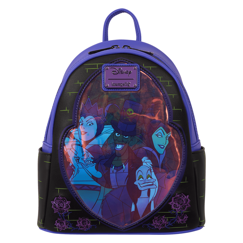 Disney Villains Exclusive Stained Glass Glow Mini Backpack