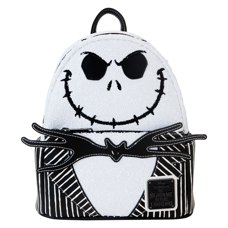 The Nightmare Before Christmas Exclusive Jack Skellington Sequin Mini Backpack