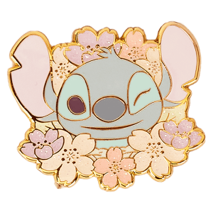 Stitch & Angel Cherry Blossom Mystery Box Pin