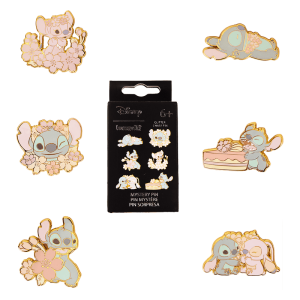 Stitch & Angel Cherry Blossom Mystery Box Pin